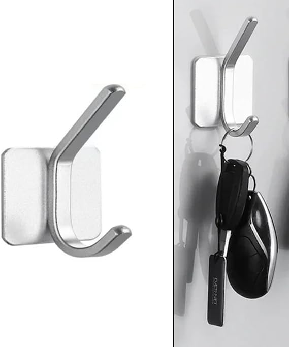 Microcase Yapışkanlı Metal Banyo Mutfak Eşya Havlu Vb. Ürün Askılığı -AL4618 1 Adet (Pembe)