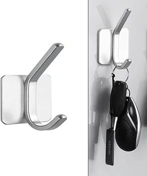 Microcase Yapışkanlı Metal Banyo Mutfak Eşya Havlu Vb. Ürün Askılığı -AL4618 1 Adet (Pembe)