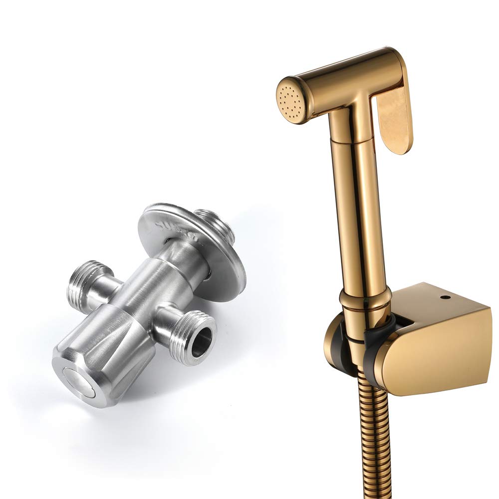 Rociador de pañales de Tela de latón for Inodoro, Kit de Inodoro con rociador portátil for higiene Personal, fácil de Instalar, estándar Europeo 1/2(1/2 European Standard)