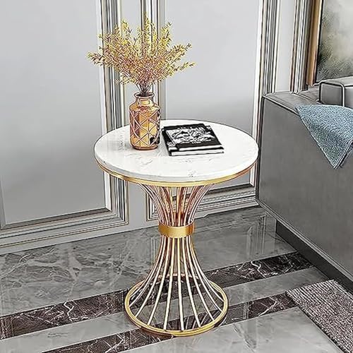 Image of Furniture Cafe Modern Coffee Table for Living Room Center Table Home Decor Round Side Table Space Saving Furniture, Table Top Sturdy Metal Frame Wood Desk Centerpiece Bedroom