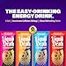 Liquid Death Sparkling Energy - Murder Mystery (Cherry, Cream, Spice), Zero Sugar Energy Drink, Unextreme Caffeine 100mg, Essential Vitamins, 12 Fl Oz (Pack of 12)