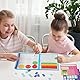Bruchrechnen Material Magnetisch,Magnetisches Buch-Bruchteil-Puzzle für Kinder,Magnetisches Bruchbuch,Arithmetisches Lernspielzeug,Bruchrechnen Spiel,Rechenhilfe Ab 7 Jahre