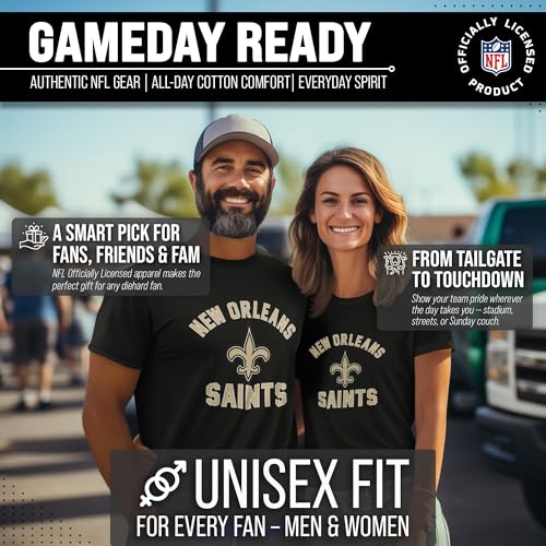 Image of NFL Gameday Cotton Blend T-Shirt for Men and Women - Licensed