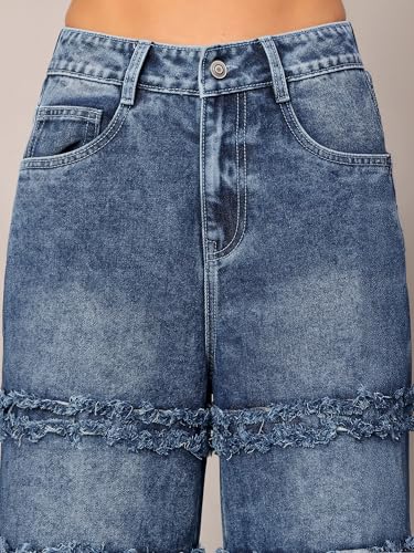 Image of Dolce Crudo High Rise Wide Leg Jeans for Women