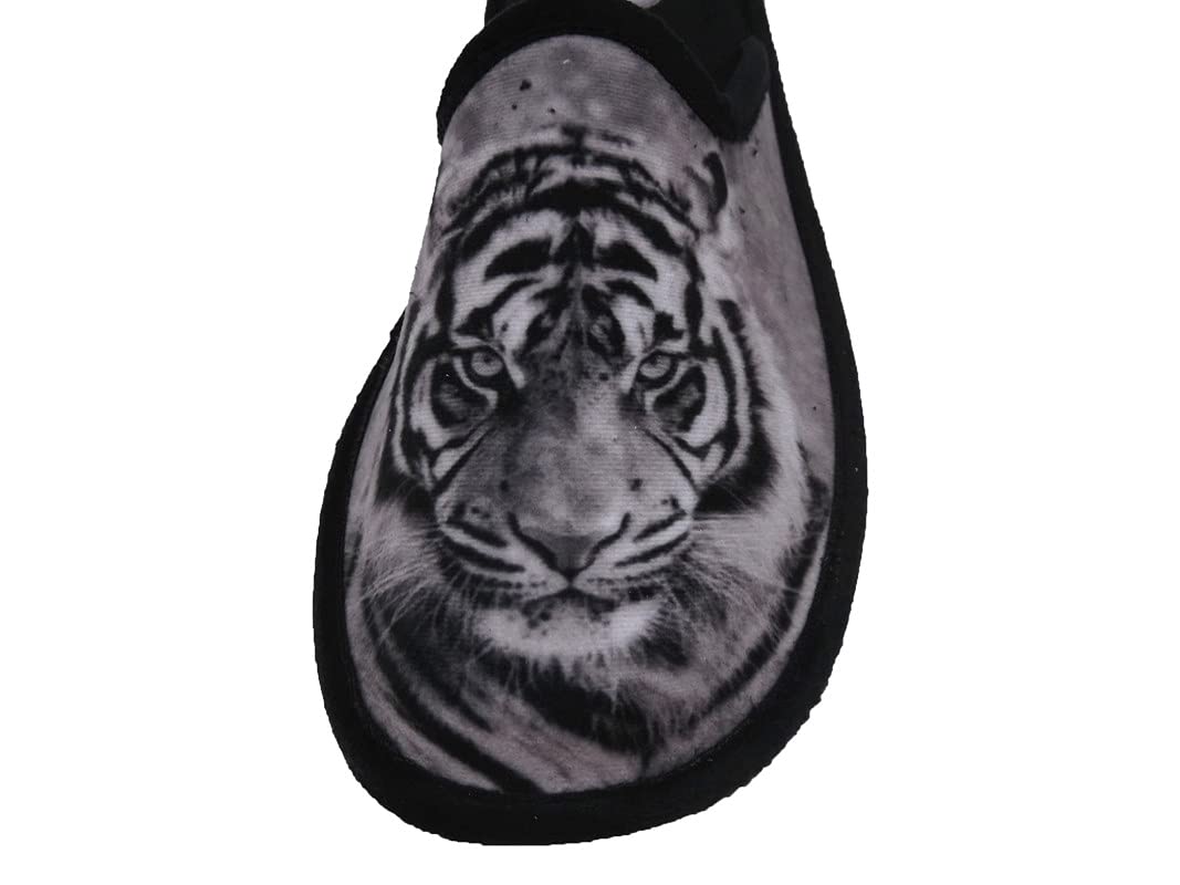 Zapatilla de Estar por casa/Hombre/Biorelax/Material :Grenoble/Suela Goma Antideslizante/Cámara de Aire/Estampado Tigre