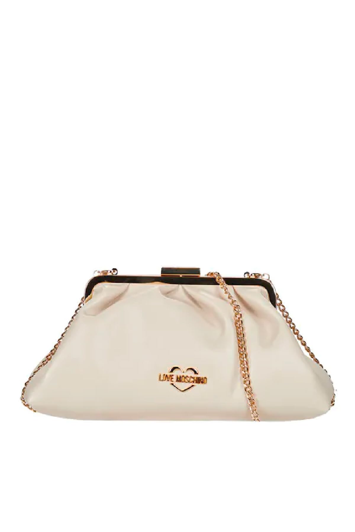 Love Moschino JC4341PP0IKT0110, Women's Shoulder Bag, Ivory, ivory (ral 1013), 31X13X10