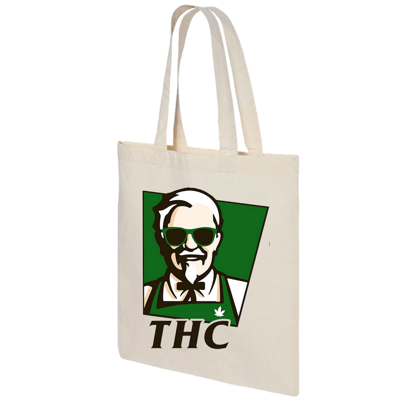 Vagile THC Tote Bag Cannabis Molecule Medical Weed Hemp Marijuana Pot Culture