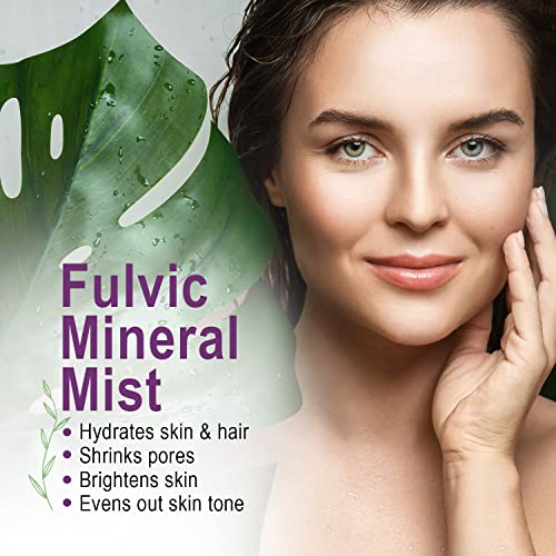 Vital Earth Minerals 855748000207 Fulvic Mineral Facial Mist For Skin Care & Hair - Hydrating Face Spray thumb #2