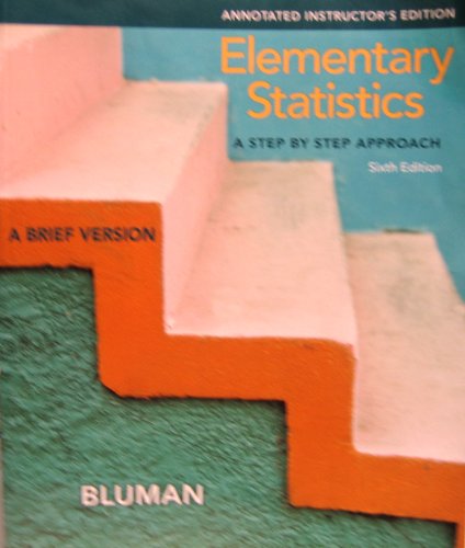 Elementary Statistics: A Brief Version Annotate... 0077438795 Book Cover