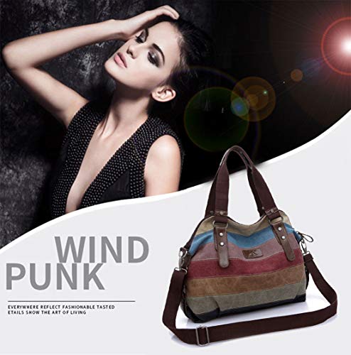 DEERWORD Donna Borse a Spalla Pelle Borsa a Mano