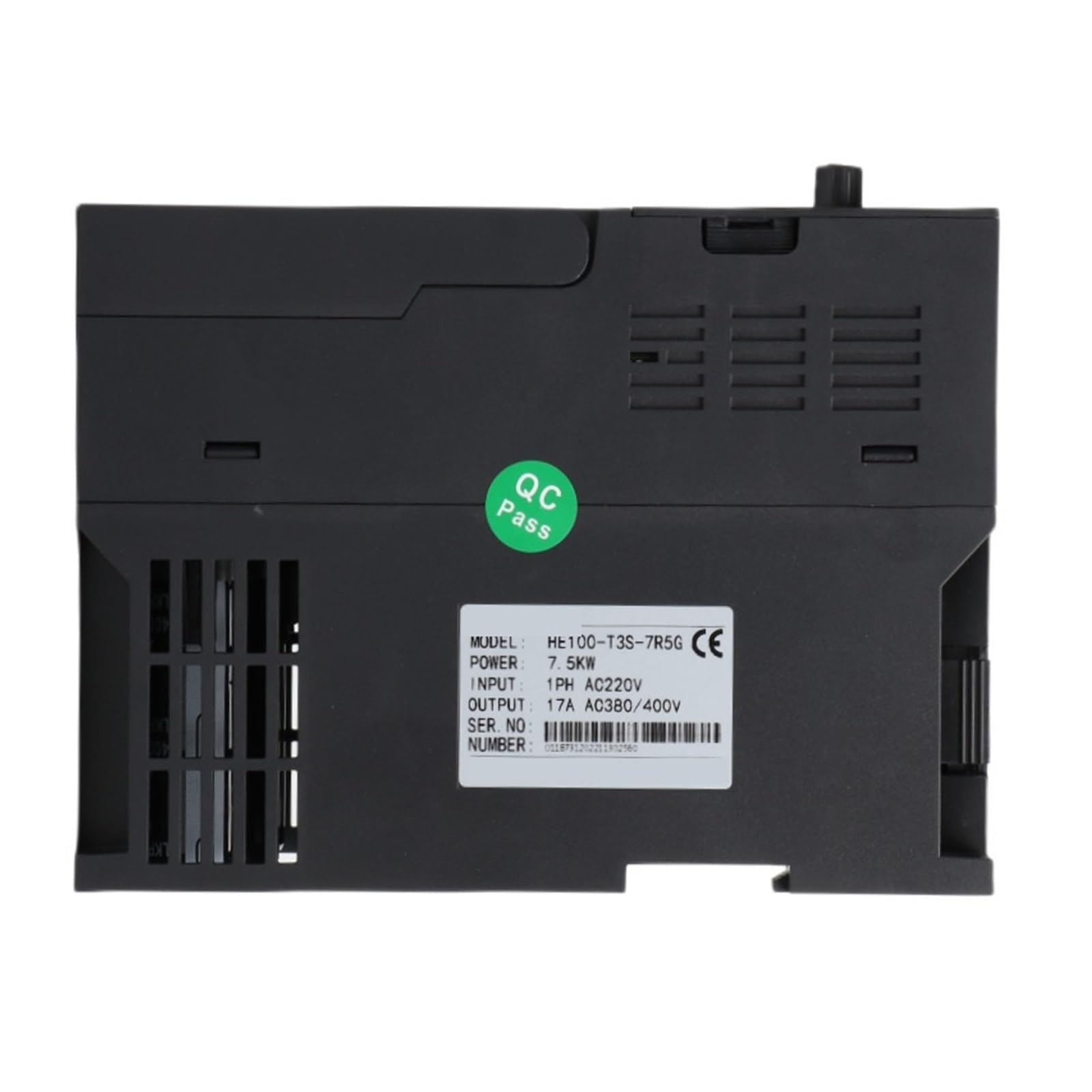 Variador De Frecuencia 7.5KW 220 do 380V VFD przetwornica częstotliwości o zmiennej częstotliwości falownik 1.5/2.2/4/5.5KW regulator prędkości silnika Kompaktowa konstrukcja(HE100-4KW)