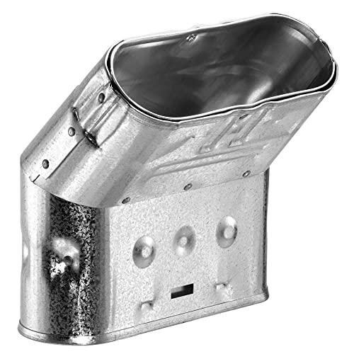 Duravent 6Gwl45 6" Inner Diameter - Type B Oval Gas Vent - Double Wall - 45 Degr, Aluminum #TOP13