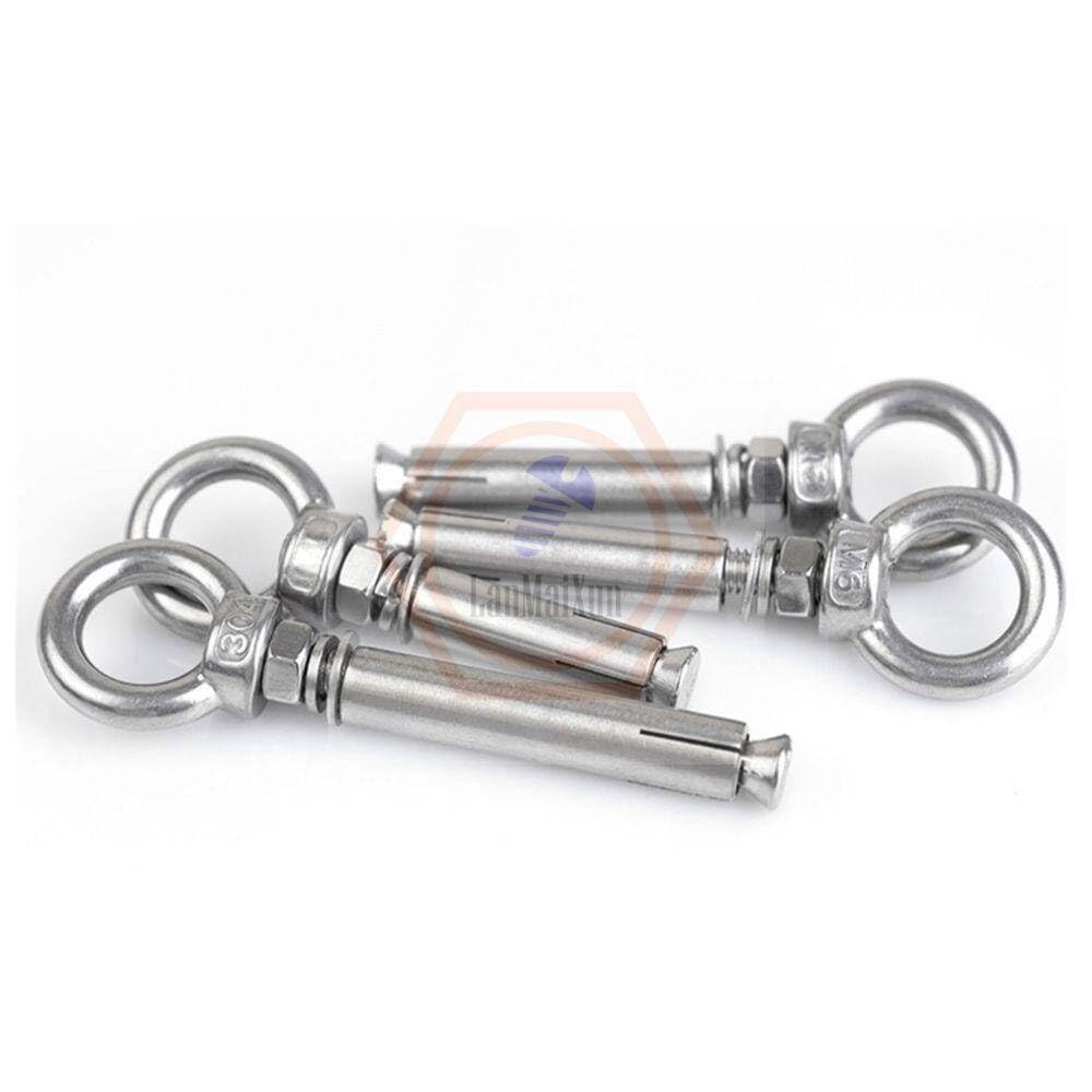 Bulloni ad espansione | 1 set di viti di espansione dell'anello di sollevamento in acciaio inossidabile 304 M8 × 120 mm(M10,M6x120mm 4set)