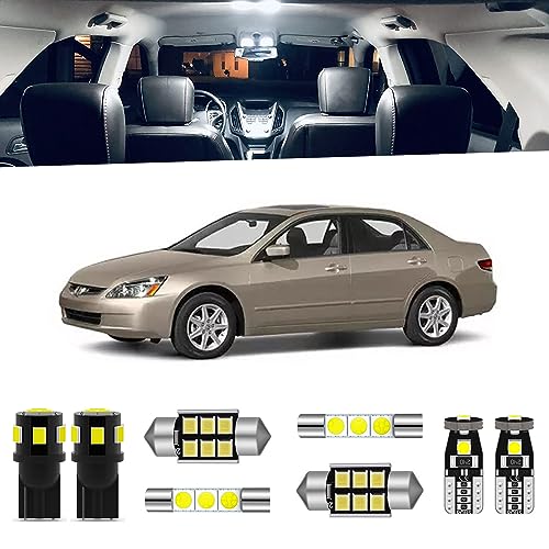 ENDPAGE 12-Pieces Accord LED Interior Light Kit for Honda Accord
