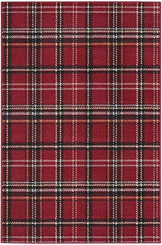 Tapete Decorativo Nourison Home Grafix Rojo 3'x5' miniatura 3