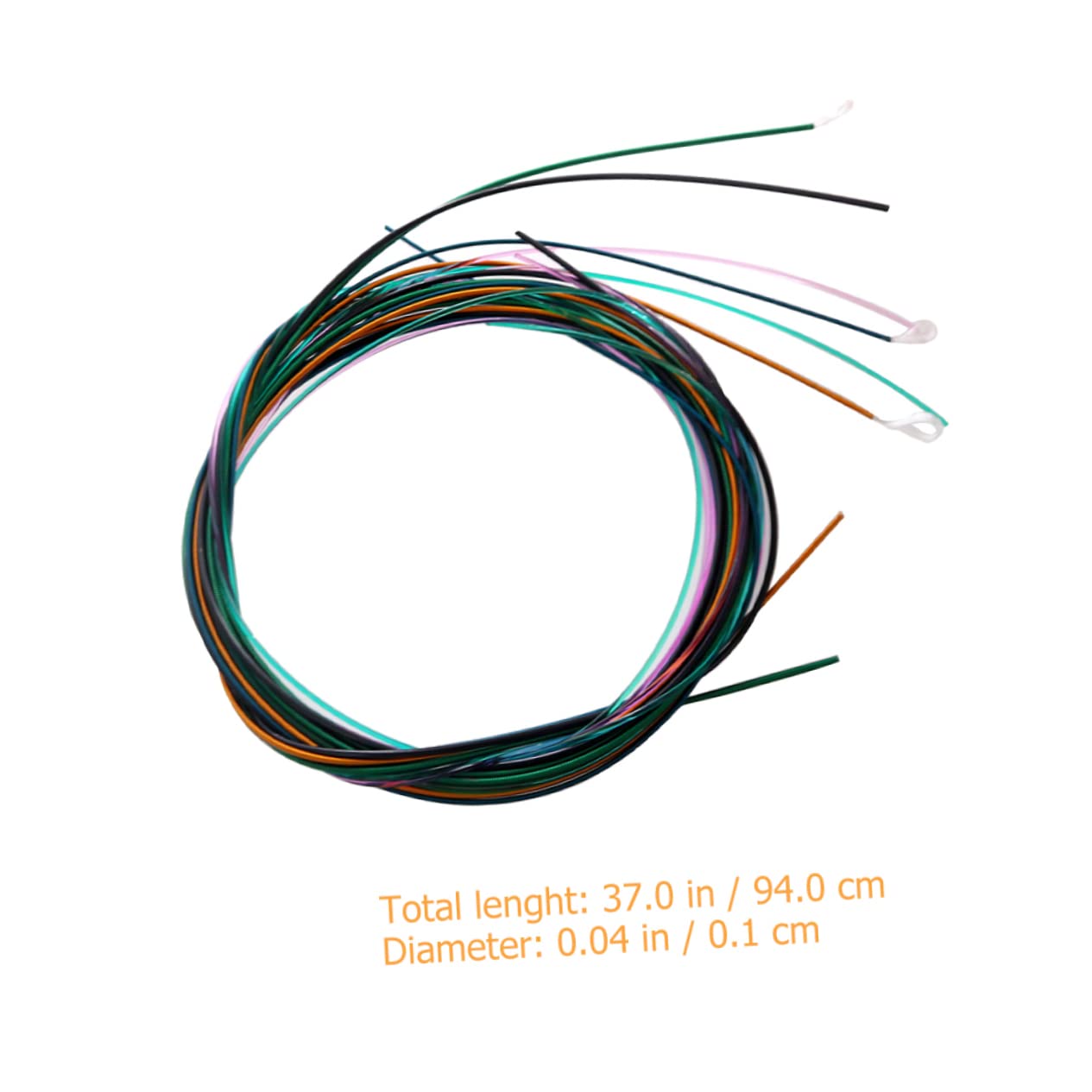 ERINGOGO 6-string Guitar Strings Acoustic Folk Guitar Wire Soft Supplies Colorful Comfortable