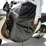 FINEVERNEK Coprigambe Scooter, Coperta Coprigambe Scooter, Scooters Coprigambe Impermeabile e Antivento, Coperta Coprigambe per Moto Indossabile, Proteggere Gambe dal Freddo per Scooter(L)