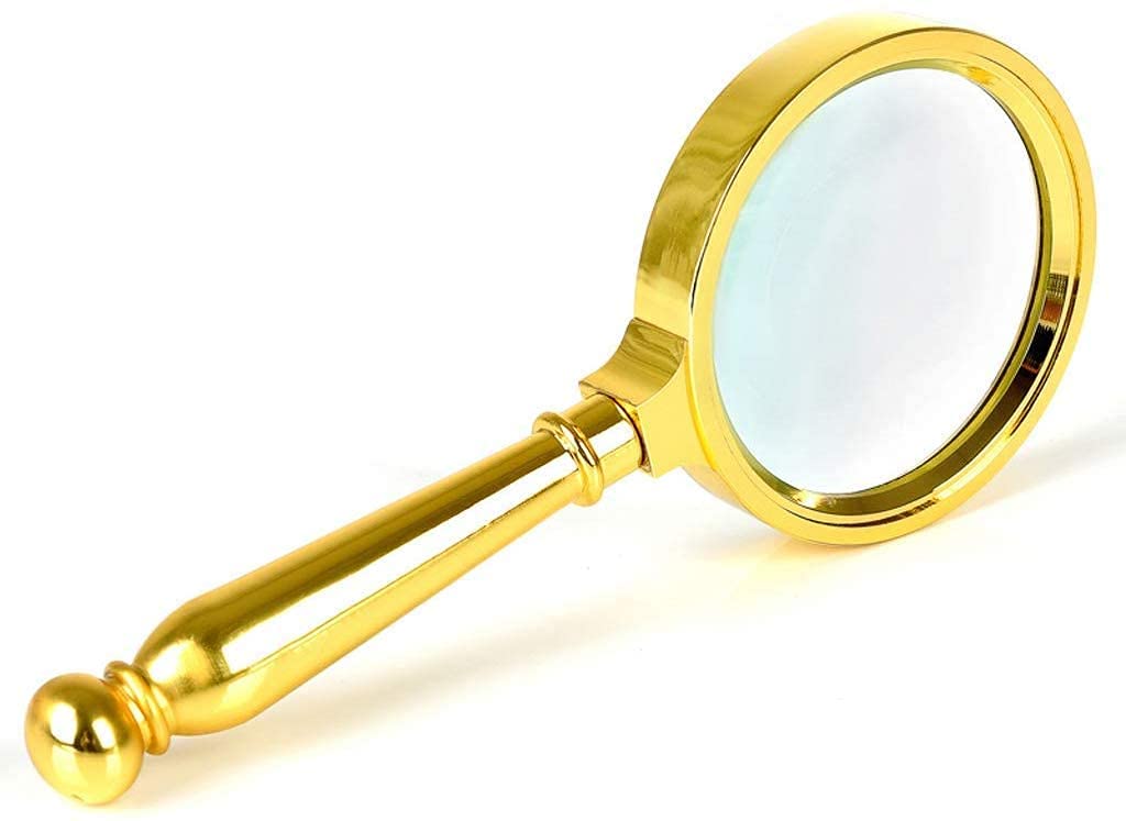 Vergrößerungsgläser, Lupen, Handlupe, 20-fache Vergrößerung, Lesebrille, Zeitungslektüre, HD-Vergrößerungsspiegel, Vergrößerungslinse, Senioren-Ma