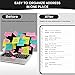 Taja Address Book with Alphabetical Tabs,Hardcover Address Book Large Print for Record Contacts, Small Address Book to Store All Your Important Informations in One Place - Black