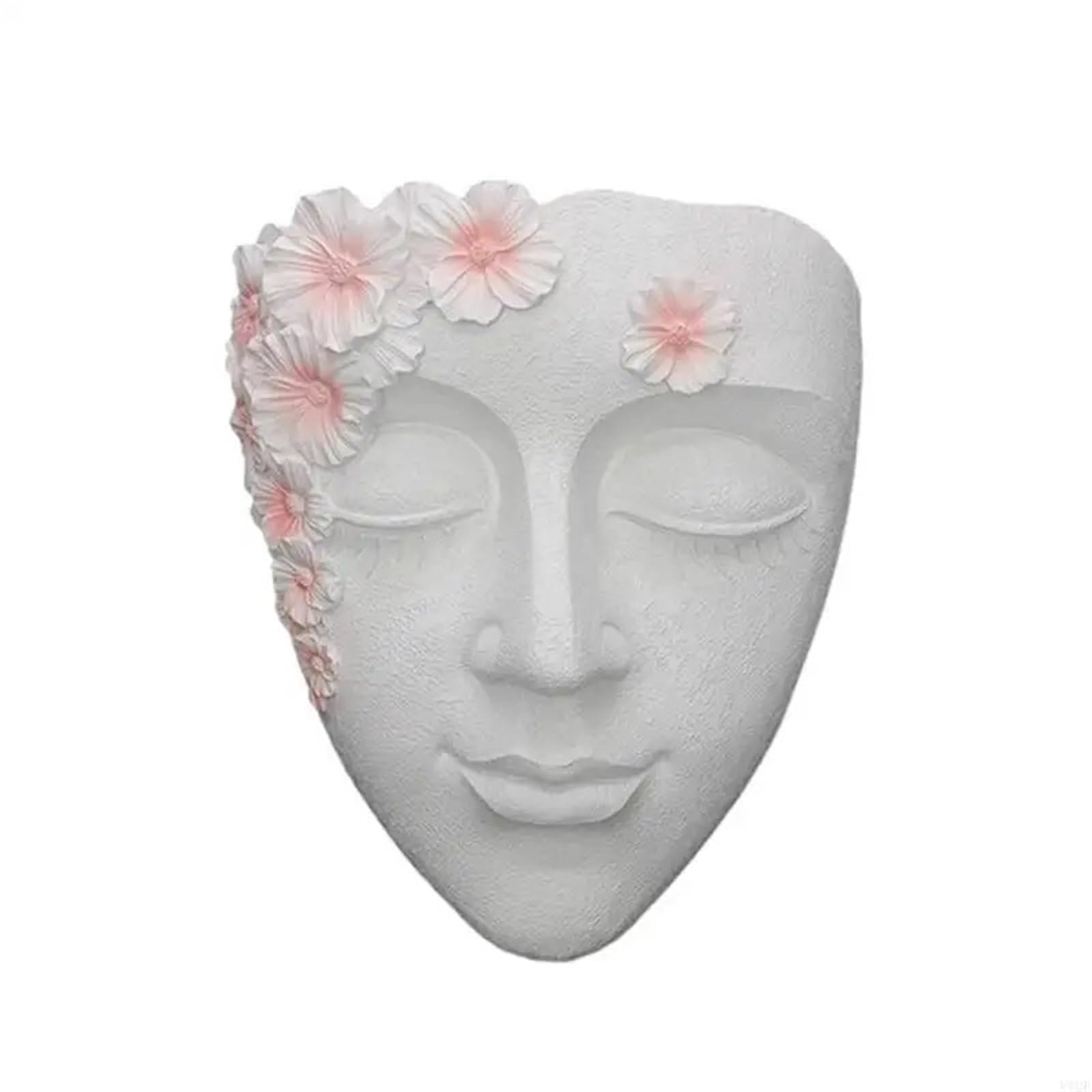 Wall Mounted Vase Artistic Face Profile Wall Planter Pot