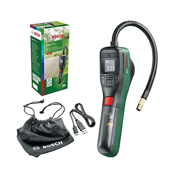 compresor de aire a batería (batería de 3.0 Ah, 3.6 voltios, 150 psi, 10.3 bar)