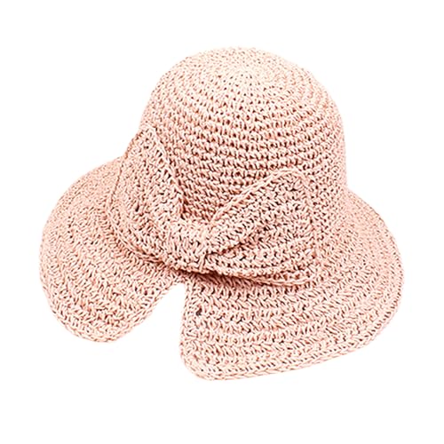 Chapeau de pêcheur rose pliable pour éviter les coups de chaud