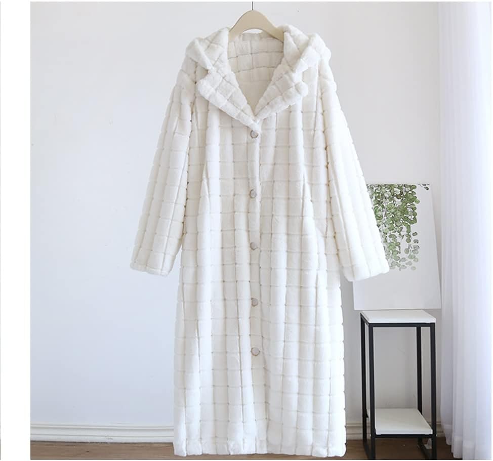 GHYUB Women Zipper Robe, Warm Bathrobes with Togo Ubuy