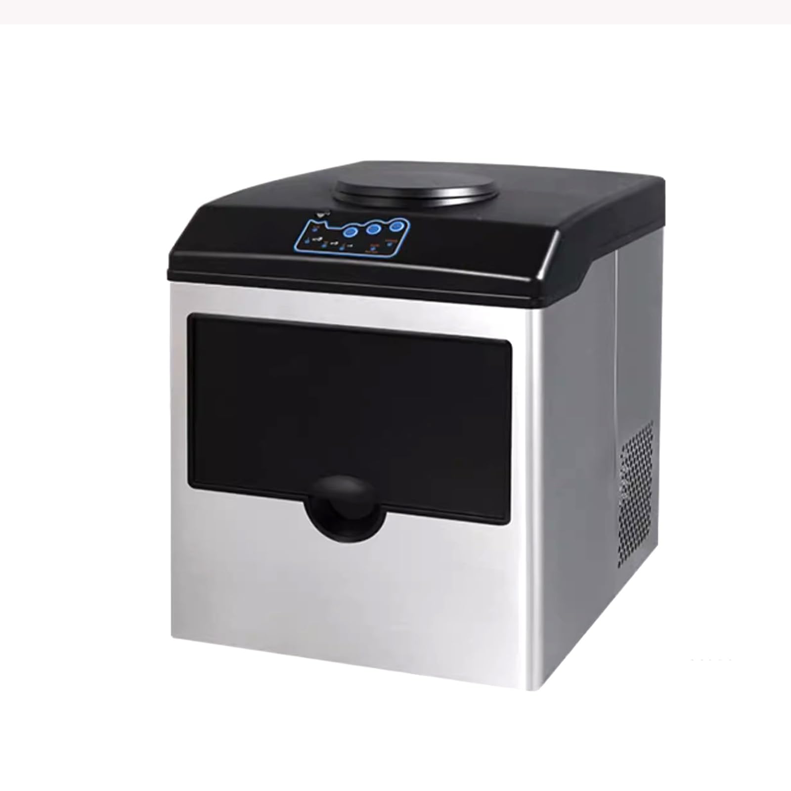 Máquina de Hielo portátil Máquina de Hielo Comercial pequeña, 25KG, Cubo Multifuncional for el hogar, máquina de Hielo Completamente automática Máquina para Hacer Hielo