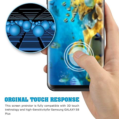 Image of STP FEEL (2 Pack Unbreakable Membrane Screen Protector Guard For Samsung Galaxy S8 Plus (6.2 Inch) | Membrane Ultra Smooth Touch with Finger Print Support - HD /3 Months Warranty