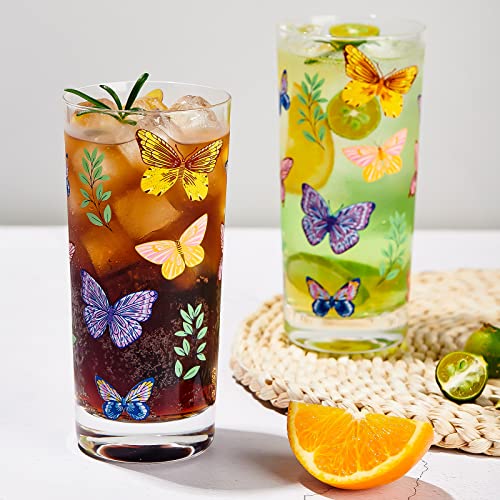 Faircraft Drinking Glasses Set Of 6,Highball Glasses 16Oz,Clear Water Glasses With Heavy Weighted Base,Made From Premium Borosilicate Glass,Glass Cups For All Beverage,Ice Tea&Coffee… #TOP5