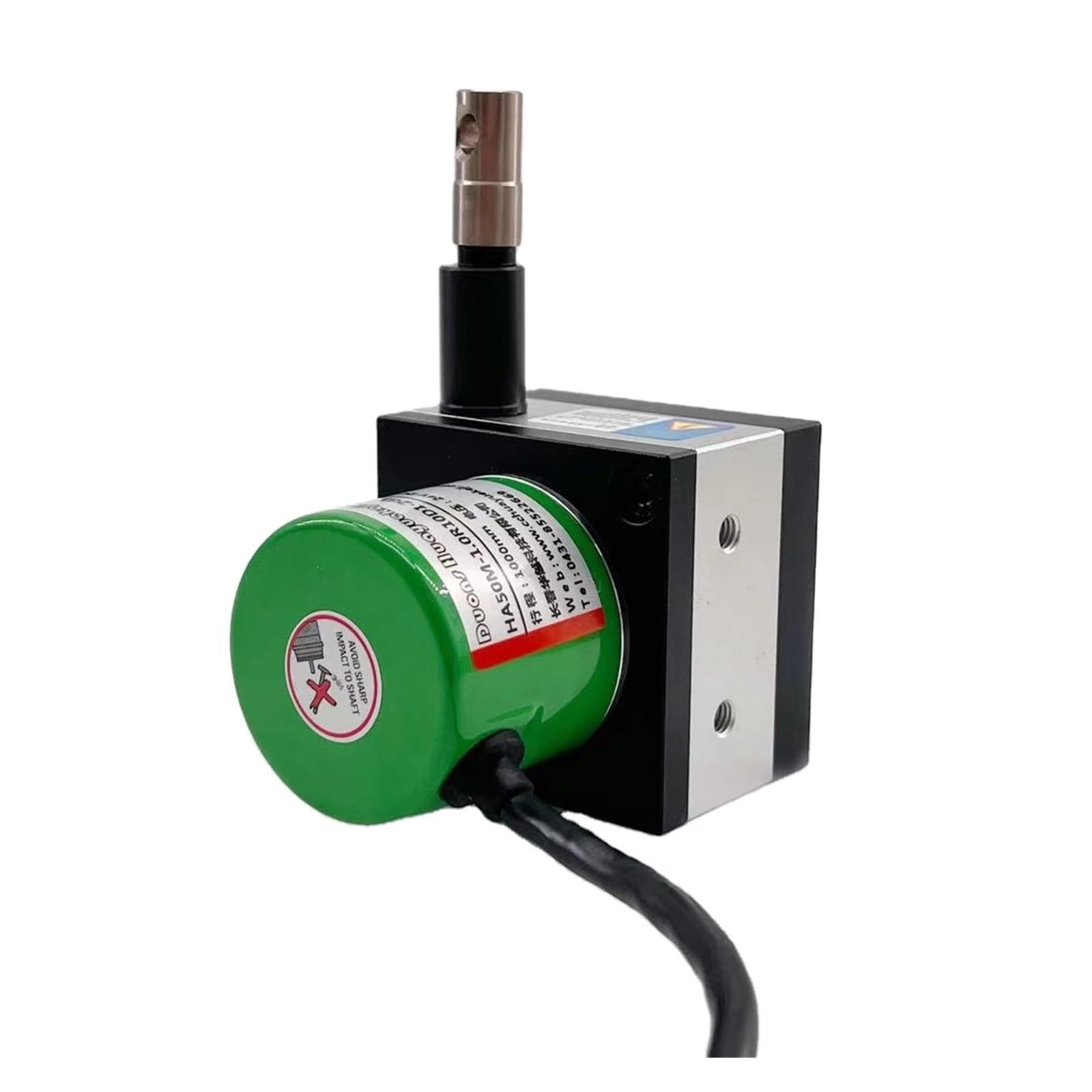 MXXDMOPD Displacement Sensor 0-1000mm Linear Wire Encoder 4-20mA 0-10V 0-10K Output Draw(1000mm 0-10K-DC24V)