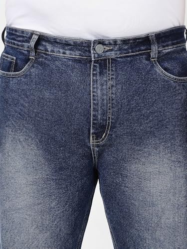 Image of Urbano Plus Men's Straight Fit Mid Rise Jeans