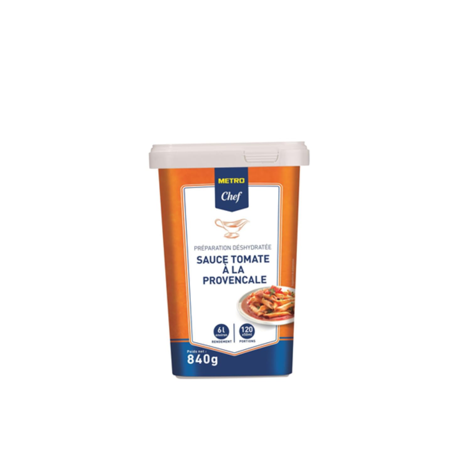 Pomodori Cucinati alla Provenzale METRO CHEF - 1 lattina x 840 gr / 6 litro