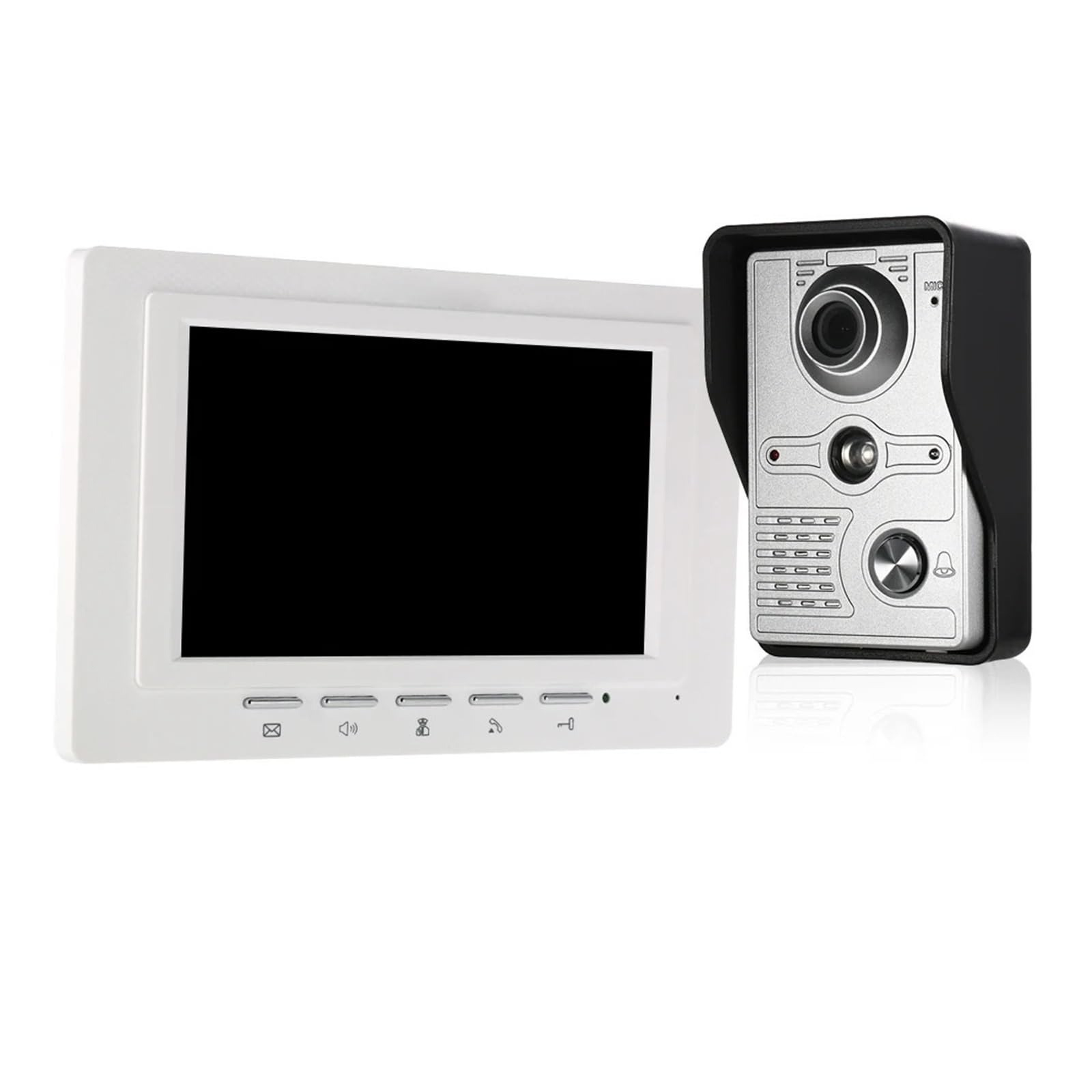 HVSYVVSRL Wired Video Doorbell Indoor Monitor With IR-CUT Rainproof Outdoor Camera Visual Intercom Two-way Audio Remote Unlock Phone Two Way Audio