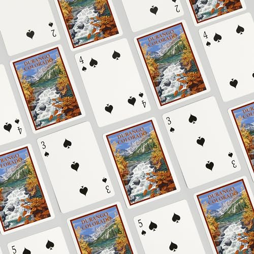 Baraja de Póker Durango Colorado, 52 Cartas Tamaño Poker miniatura 4