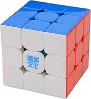 Vista 2 de Bukefuno MoYu WeiLong WRM V9 - Rompecabezas magnético de 1.97 pulgadas, 1 juego, cubo de competencia sin calcomanías de 3 x 3 x 3, elasticidad