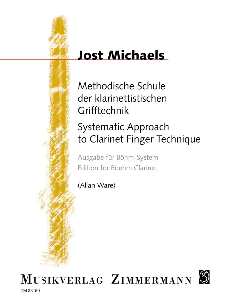 Méthode de la technique de touche: systéme de Boehm. clarinet.