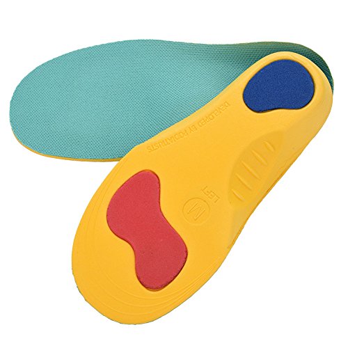 Orthotics Insole Kids, Premium Sole Inserts Grade Orthotic Insole, Orthotic Shoes Inserts for Flat Feet and Arch Support Plantar Fasciitis Relief,Kids Size 4-6 (M)