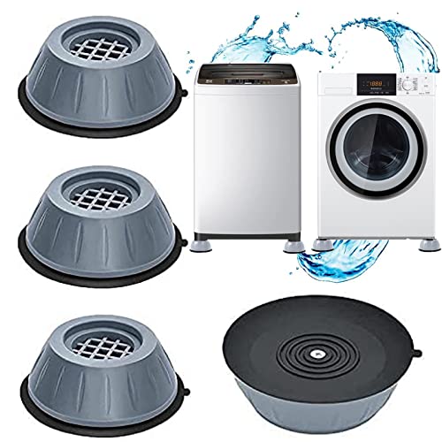 Antivibracion Lavadora Pies, 4 Piezas Almohadillas para Pies de Lavadoras, Universal Patas Antivibracion Lavadora, Para Lavadoras y Secadora Reducir Ruido Y VibracióN (A)