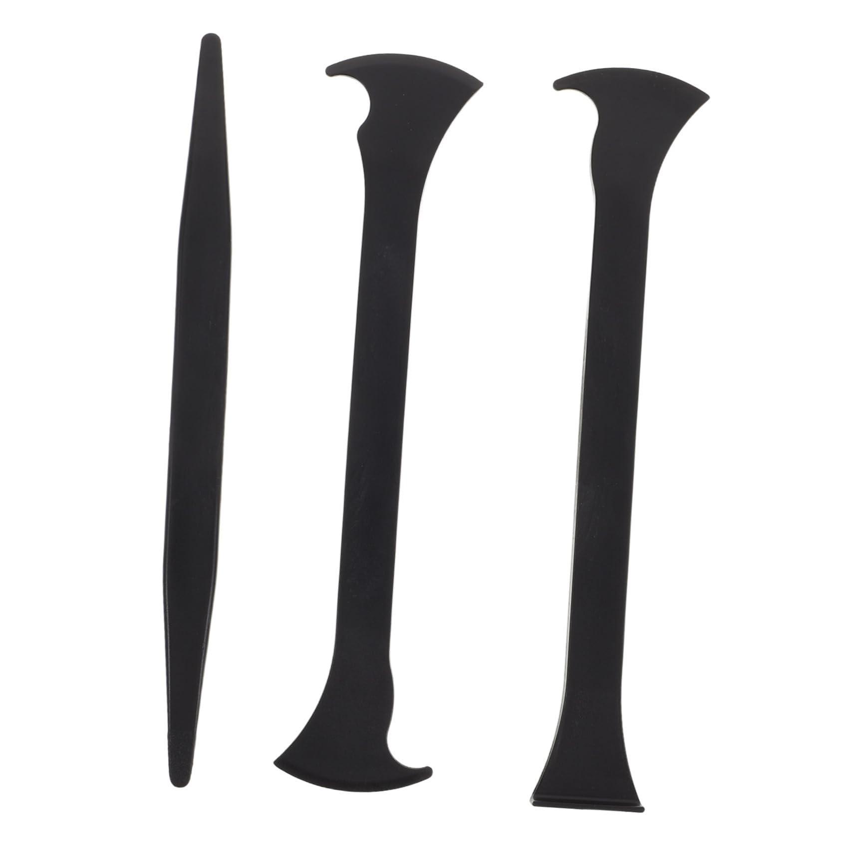 SEWOART 3pcs Automotive Edge Scrapers Kit Durable Plastic Tool for Color Changing Film Application Trims Removal and Edge Finishing Ergonomic Design for User Comfort