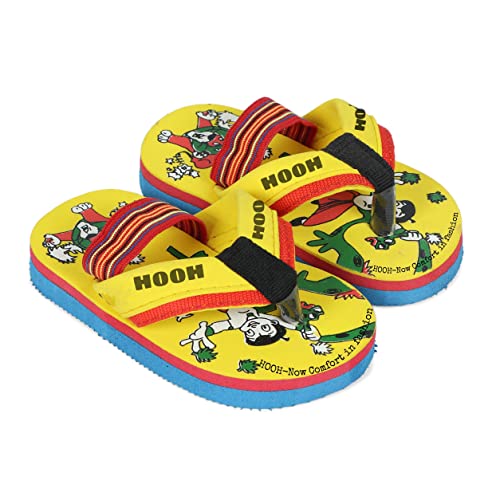 Image of HOOH Kids Cute Cartoon Slippers for 6 Months to 5 Years of Boys and Girls (Backstrap up to 24 Months only)