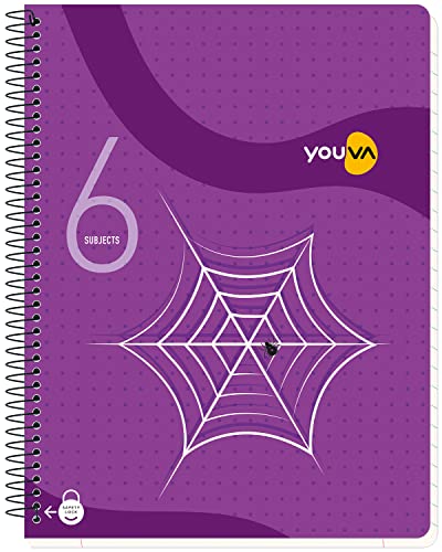 Image of YOUVA Navneet Six Subject Book Spiral | 20.3 cm X 26.7 cm | Single Line | 300 Pages