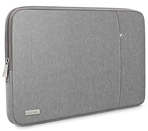 TECOOL Funda Ordenador Portátil para 13 Pulgadas MacBook Air/Pro, 13,5 Surface Laptop, 14' Lenovo Flex 5/Yoga C740, Huawei Matebook D 14 Ultrabook Bolso Protección Completa, Gris