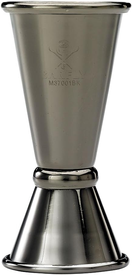 Barfly Japanese Style Jigger, 20 ml x 40 ml, Gun Metal Black