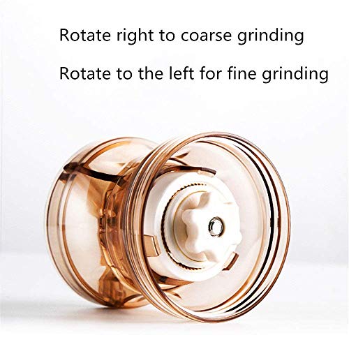 SXLCKJ Kaffeebohnenmühle Manuelle Kaffeemühle aus Acryl Edelstahl Kaffeemühle Handkurbel Kaffee G (Zerkleinerer… – Bild 7