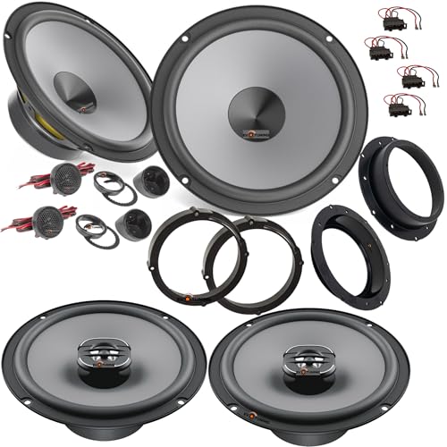 MATERIALI E COSTRUZIONE I woofer utilizzano coni in carta pressata trattata idrorepellente e sospensioni in schiuma, garantendo durabilità e prestazioni sonore eccellenti. I tweeter da 24 mm impiegano cupole in PEI e magneti al neodimio, offrendo un'ottima estensione delle alte frequenze e una dispersione sonora uniforme.