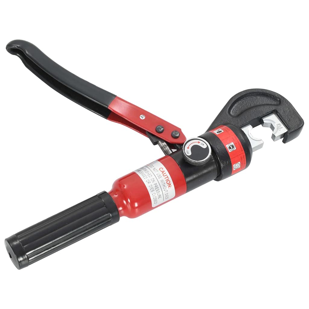 Generic Alicates de crimpado hidráulicos, portátiles y fáciles de usar, pelar y engarzar cables, para tamaños de alambre de 4-70 mm², crimpado hexagonal, fuerza de crimpado de 50 KN, material de acero