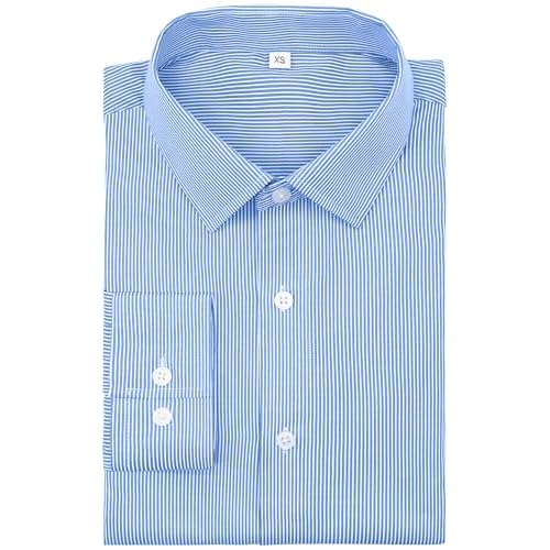 Men's Dress Shirts Long Sleeve Button Down Striped Shirt for Men Regular Fit Wrinkle Resistant Shirts