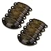Tinksky Set of 10pcs Vintage Decorative Door Drawer Pull Handle Iron Semicircle Knobs (Bronze)