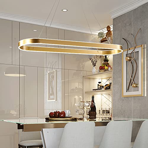 Suspension rectangulaire LED luminaire salle de conférence et chambre 80cm